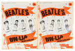 "BEATLES PIN UP SCREAMERS" CARICATURE POSTERS SETS (2).