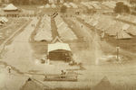 CIVIL WAR - GETTYSBURG 50th ANNIVERSARY FRAMED PANORAMIC PHOTO TRIO.