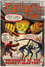 FANTASTIC FOUR LOT OF THREE EARLY COMICS.