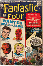 FANTASTIC FOUR LOT OF THREE EARLY COMICS.