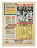 “POPSICLE GIFT LIST RADIO NEWS” CATALOGUE FEATURING BUCK ROGERS.