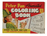 “PETER PAN ANIMATED COLORING BOOK.”