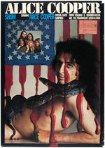 "ALICE COOPER SHOW" 1972 CONCERT POSTER.