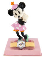 "MINNIE MOUSE" BOXED WATCH SET WITH FIGURE.