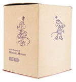 "MINNIE MOUSE" BOXED WATCH SET WITH FIGURE.