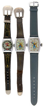 "SPACE RANGER ROCKY JONES" & "TOM CORBETT SPACE CADET" WATCH TRIO.