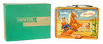 "GENE AUTRY" LUNCH BOX W/THERMOS AND RARE BOX.