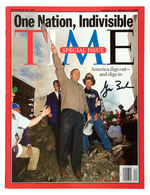 GEORGE W. BUSH SIGNED "TIME" MAGAZINE 9/11 SPECIAL ISSUE.