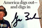 GEORGE W. BUSH SIGNED "TIME" MAGAZINE 9/11 SPECIAL ISSUE.