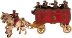 KENTON "OVERLAND CIRCUS" CIRCUS BANDWAGON CAST IRON TOY.