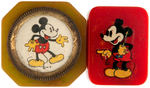 MICKEY MOUSE THREE 1930s CATALIN PLASTIC PENCIL SHARPENERS.