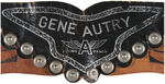 "GENE AUTRY FLYING A RANCH" DOUBLE HOLSTER AND CAP GUN SET.