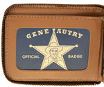 "GENE AUTRY" WALLET PAIR & WALLET EMBOSSING PLATE.