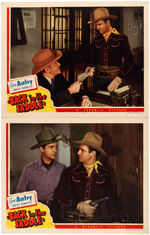 GENE AUTRY "BACK IN THE SADDLE" LOBBY CARD SET.