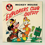 "MICKEY MOUSE EXPLORERS CLUB OUTFIT" BOXED SET.