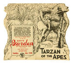 “TARZAN OF THE APES MOVIE HERALD.”