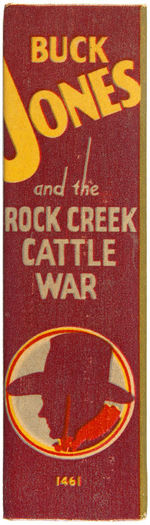 "BUCK JONES AND THE ROCK CREEK CATTLE WAR" FILE COPY BLB.