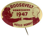 “HELLO HENRY!” SCHOOL HOMECOMING BUTTON.