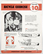 MICKEY MANTLE/SPORTS SUPER STARS CONDITIONING PROGRAM COMPLETE SET.