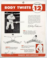 MICKEY MANTLE/SPORTS SUPER STARS CONDITIONING PROGRAM COMPLETE SET.