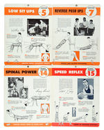 MICKEY MANTLE/SPORTS SUPER STARS CONDITIONING PROGRAM COMPLETE SET.