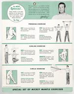 MICKEY MANTLE/SPORTS SUPER STARS CONDITIONING PROGRAM COMPLETE SET.