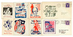 WORLD WAR II HOMEFRONT/WAR BONDS/UNCLE SAM/HITLER ENVELOPES LOT #4.