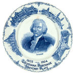 "1809-1904 LOUISIANA PURCHASE SOUVENIR PLATE" W/JEFFERSON.