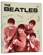 "THE BEATLES" THREE RING BINDER.