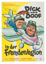 LAUREL AND HARDY GERMAN POSTER TRIO.