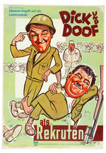 LAUREL AND HARDY GERMAN POSTER TRIO.