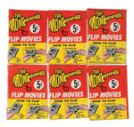 "THE MONKEES FLIP MOVIES" UNOPENED TOPPS PACKS.