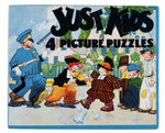 "JUST KIDS 4 PICTURE PUZZLES" BOXED SET.