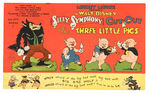 "THE THREE LITTLE PIGS" INCREDIBLY RARE CUT-OUT BOOK.