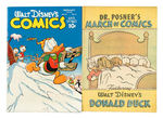 DONALD DUCK RELATED COMIC BOOK PAIR WITH CARL BARKS ART.