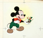 "LITTLE MAN OF DISNEYLAND" LITTLE GOLDEN BOOK WITH ORIGINAL ART.