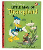 "LITTLE MAN OF DISNEYLAND" LITTLE GOLDEN BOOK WITH ORIGINAL ART.