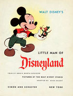 "LITTLE MAN OF DISNEYLAND" LITTLE GOLDEN BOOK WITH ORIGINAL ART.