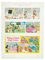 "THE WONDERFUL WORLD OF DISNEY ANNUAL 1977" WITH TWO PAGES OF ORIGINAL ART.