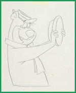 YOGI BEAR COMMERCIAL ORIGINAL PRODUCTION DRAWING SEQUENCE.