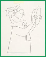 YOGI BEAR COMMERCIAL ORIGINAL PRODUCTION DRAWING SEQUENCE.