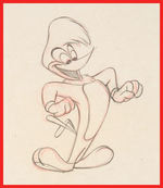 WOODY WOODPECKER "PUNY EXPRESS" ORIGINAL PRODUCTION DRAWING.