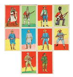 "SOLDIERS OF THE WORLD" ENGLISH CARD SET.