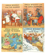 "UNCLE WIGGILY'S LIBRARY/EIGHT COLORFUL BOOKS" IN BOX.