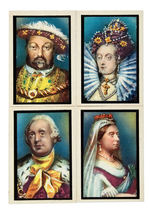 "KINGS & QUEENS" ENGLISH GUM CARD SET.