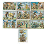 "JIGGLEYS-MILITARY SERIES" RARE GUM CARDS.