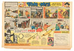 TOM MIX "SUN WATCH" WITH INSTRUCTIONS/PREMIUM FOLDER/AD.