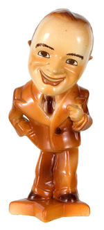 BOB HOPE RARE GLAZED CERAMIC FIGURE.