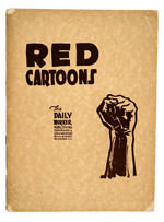 "THE DAILY WORKER" THREE CARTOON BOOKS INCLUDING RARE 1926 AND 1927 ANNUALS.