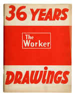 "THE DAILY WORKER" THREE CARTOON BOOKS INCLUDING RARE 1926 AND 1927 ANNUALS.